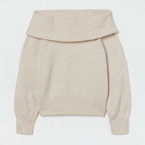 H&M Off-Shoulder Sweater